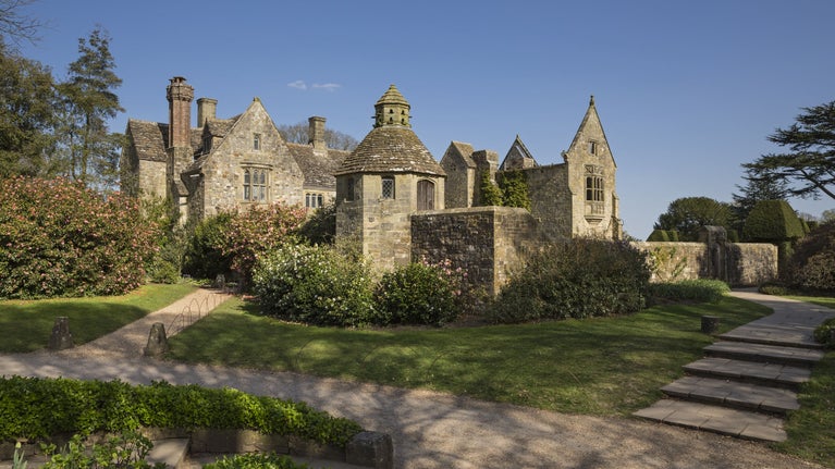 The Gothic ruins at Nymans, West Sussex